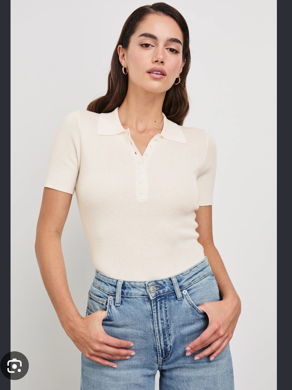 NWT- Buffalo David Bitton Ribbed Polo Shirt